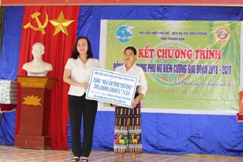 TAND tỉnh Thanh Hóa trao nhà tình nghĩa tại xã biên giới