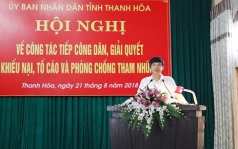 Thanh Hóa: Tăng cường xử lý khiếu nại tố cáo,không để dân ra Trung ương khiếu kiện dịp Tết