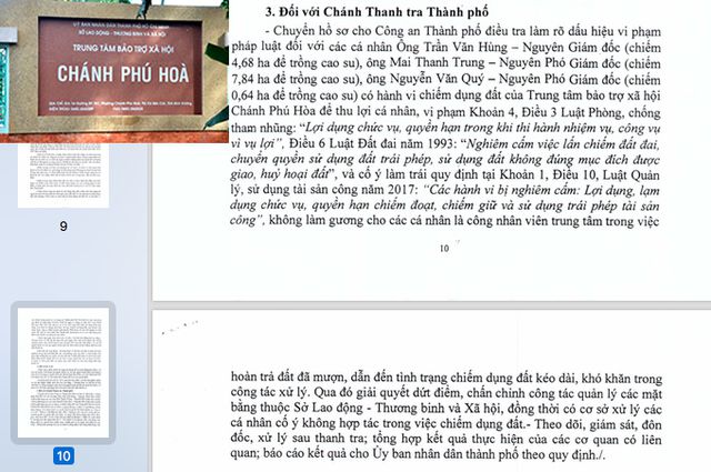 Nguyên lãnh đạo trung tâm bảo trợ xã hội chiếm dụng hơn 13ha đất công
