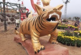 Hình ảnh linh vật “cẩu hổ” gây xôn xao dư luận tại Thanh Hóa