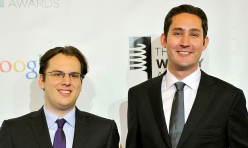 Mike Krieger (trái) và Kevin Systrom