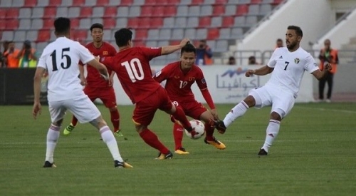 Đội tuyển Việt Nam từng đối đầu Jordan 2 lần ở vòng loại Asian Cup 2019.