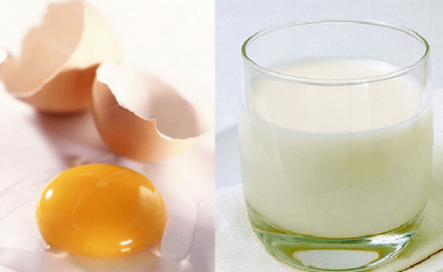 Trứng gà và sữa tươi có công dụng dưỡng trắng da tuyệt vời