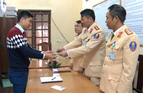 Lực lượng CSGT huyện Động Sơn