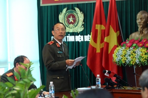 Thiếu tướng Sùng A Hồng, Giám đốc Công an tỉnh Điện Biên thông tin toàn bộ vụ án.