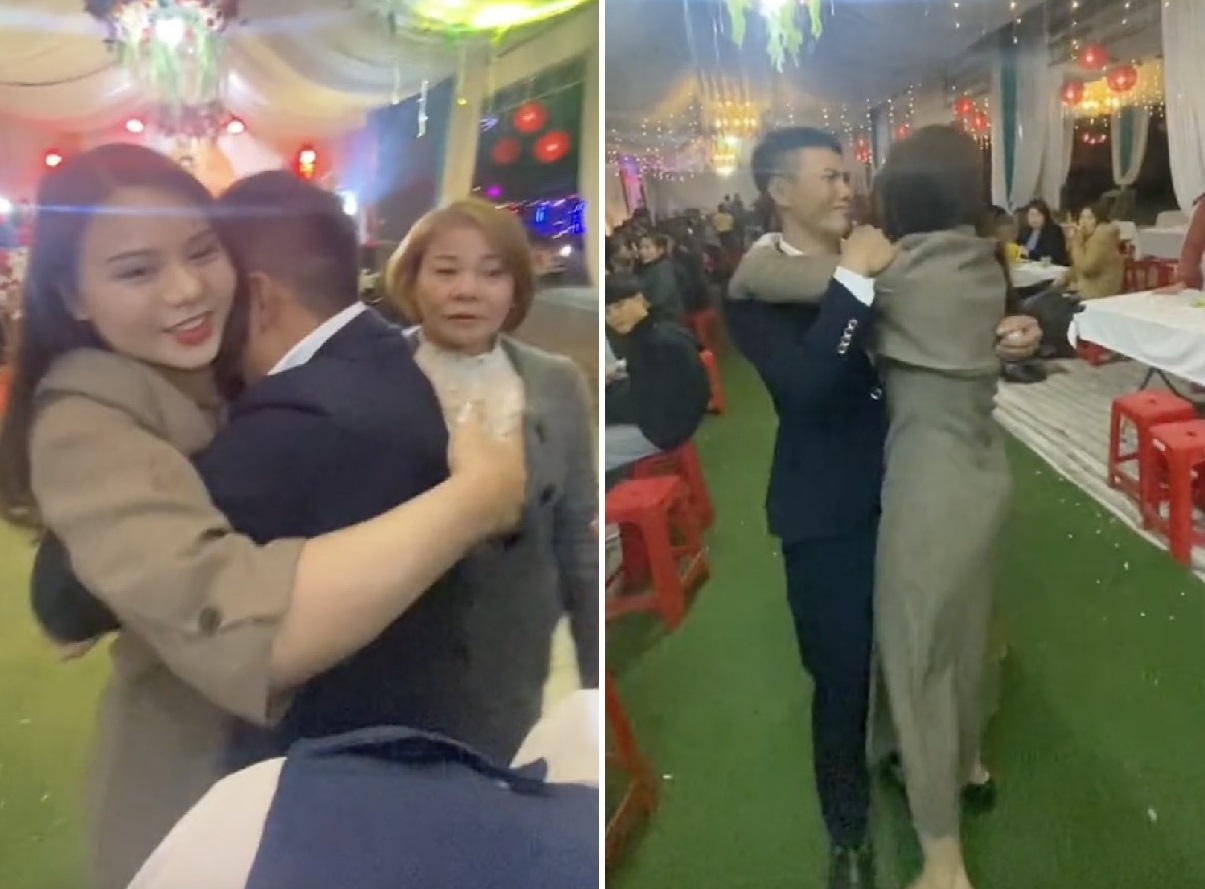 Chú rể bật khóc ôm chặt một cô gái ngay giữa đám cưới, ai nấy rơi lệ khi biết lý do
