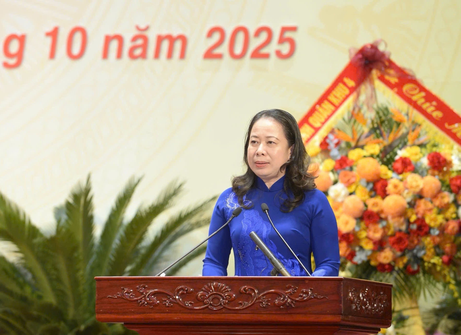 Phó Chủ tịch nước Võ Thị Ánh Xuân dự Đại hội thi đua yêu nước tỉnh Thanh Hóa