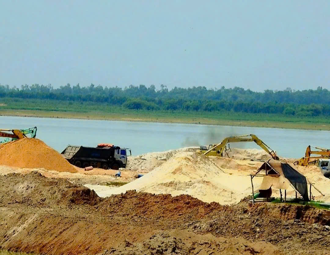 Báo cáo nguyên nhân chậm tiến độ giải phóng mặt bằng mỏ cát số 177