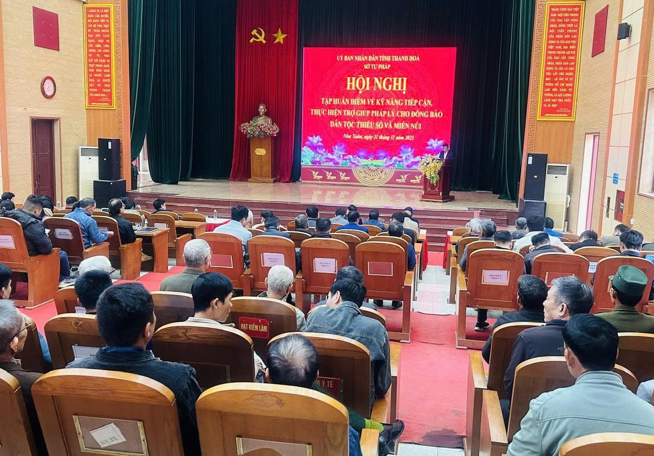 Gần 1.000 đợt truyền thông trợ giúp pháp lý đến tận thôn bản tại Thanh Hóa