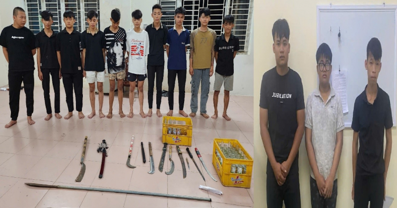 Ngăn chặn kịp thời nhóm thanh thiếu niên mang hung khí hẹn đánh nhau