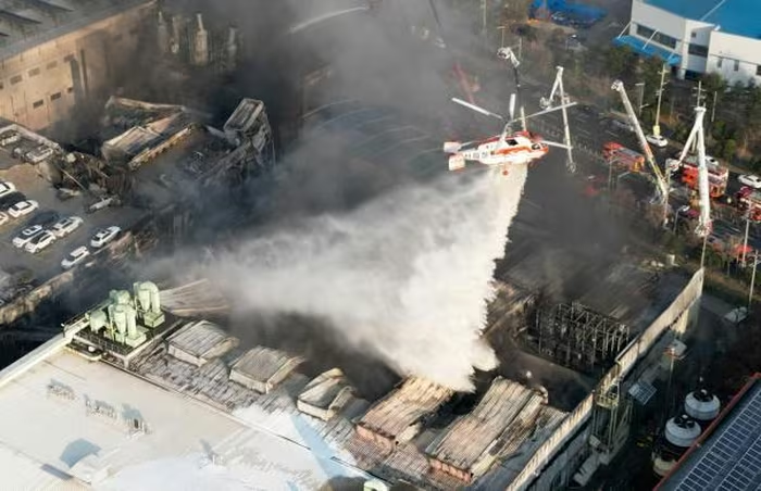 14 người thiệt mạng trong vụ cháy nhà máy phụ tùng ô tô ở Hàn Quốc