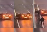 Đang chạy ô tô điện trên cao tốc, hai cô gái đột nhiên nhảy khỏi xe vì lý do bất ngờ