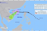 Bão số 7 di chuyển chậm hướng Tây, gió giật cấp 17, biển động dữ dội