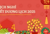 Lịch nghỉ Tết Dương lịch 2025 của công chức và người lao động