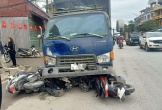 Ô tô tải đâm liên hoàn 4 xe máy, một người tử vong