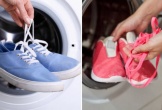 Mẹo làm sạch giày bằng máy giặt