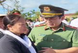 Bộ Công an tặng 24 căn nhà cho người dân mất nhà vì bão Bualoi