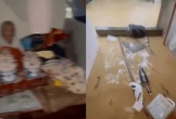 Khoảnh khắc bà cụ 91 tuổi ngồi ôm bát hương trong căn nhà ngập quá tầng 1 ở Thái Nguyên khiến nhiều người xót xa