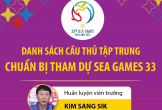 Danh sách đội tuyển U22, Việt Nam chuẩn bị tham dự SEA Games 33