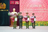 Công an Thanh Hóa trao các quyết định của Bộ trưởng Bộ Công an về công tác cán bộ