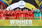 U22 Việt Nam nhận thưởng nóng sau khi xuất sắc đoạt HCV SEA Games 33