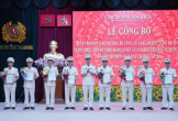Công an Thanh Hóa công bố quyết định của Bộ Công an về tổ chức, cán bộ