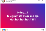 Telegram truy cập được trở lại ở Việt Nam