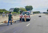 Trung tá CSGT bị tông gãy chân khi làm nhiệm vụ trên Quốc lộ 1