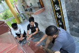 Ra nghĩa trang “đập đá”
