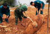 Tiêu hủy quả bom gần 300kg ở Thanh Hóa