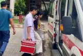 Xe cứu th/ư/ơ/ng đưa n/ữ si/n/h vừa mổ ruột thừa đến điểm thi lớp 10